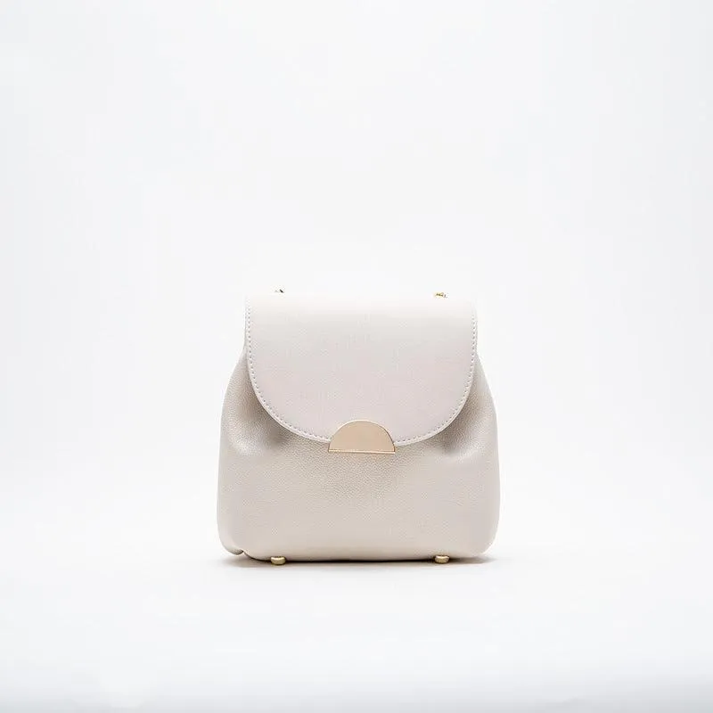 French Niche Design Chain Shoulder Messenger Bucket Bag
