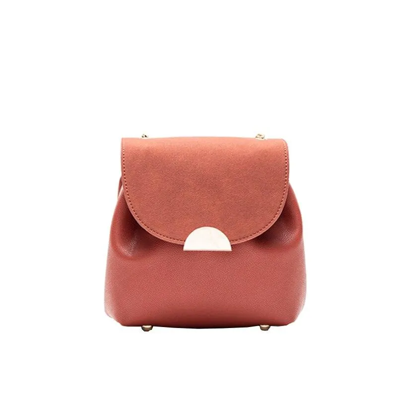 French Niche Design Chain Shoulder Messenger Bucket Bag