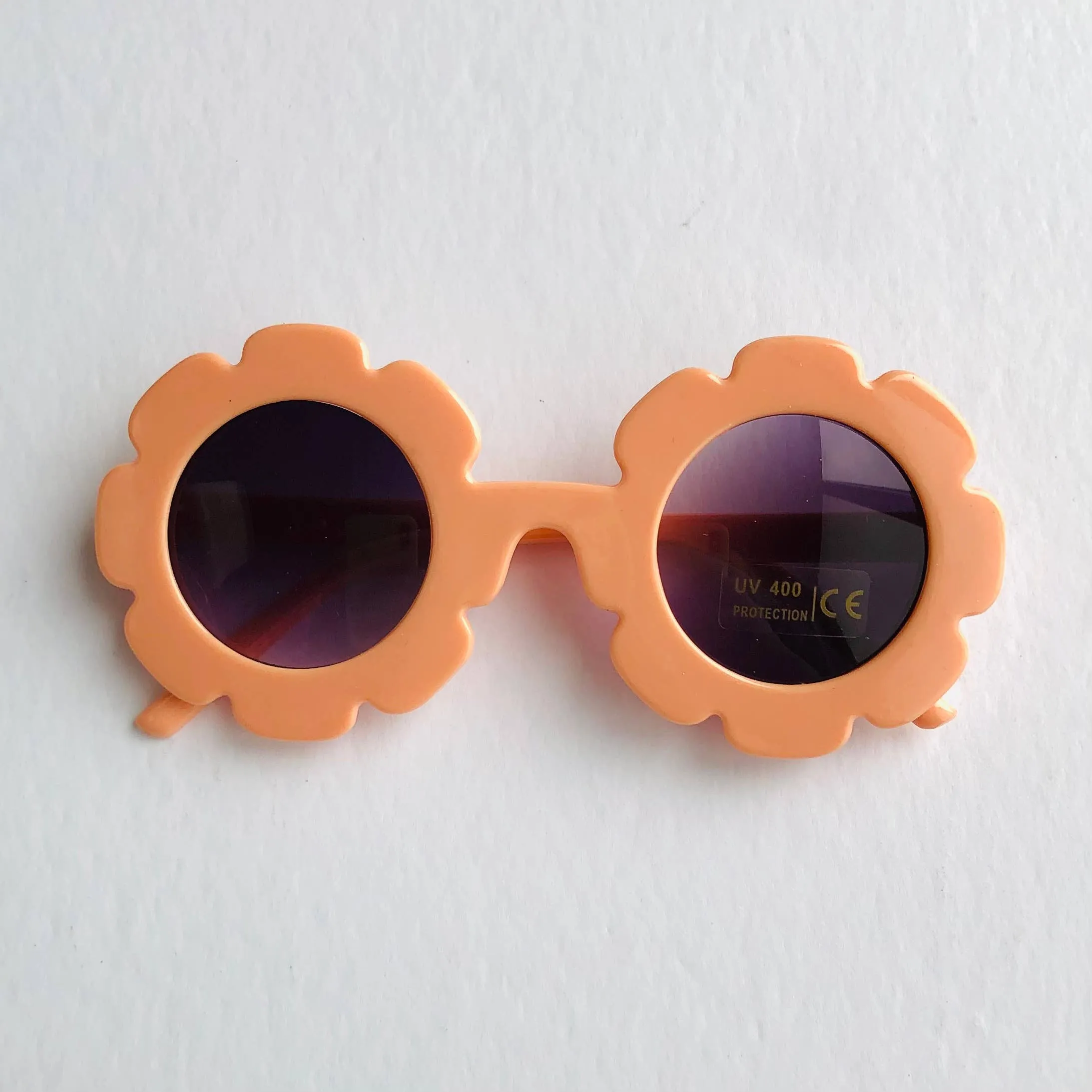 Girl's sunglasses sunflower shape - glossy finish: Black