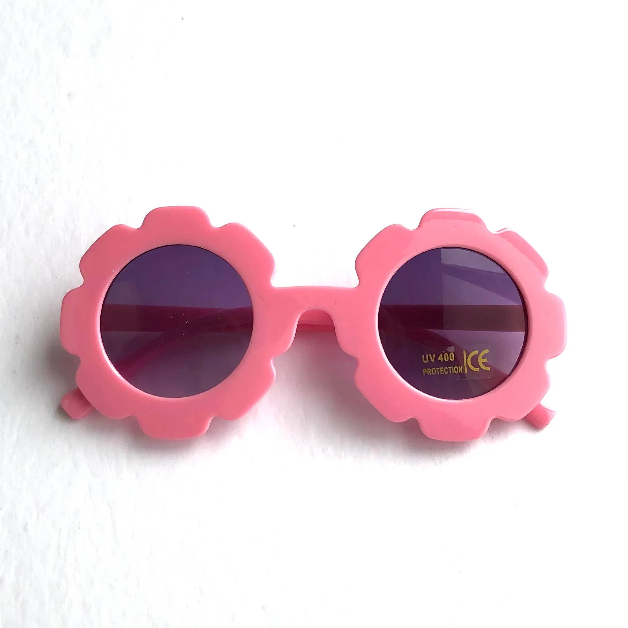 Girl's sunglasses sunflower shape - glossy finish: Black