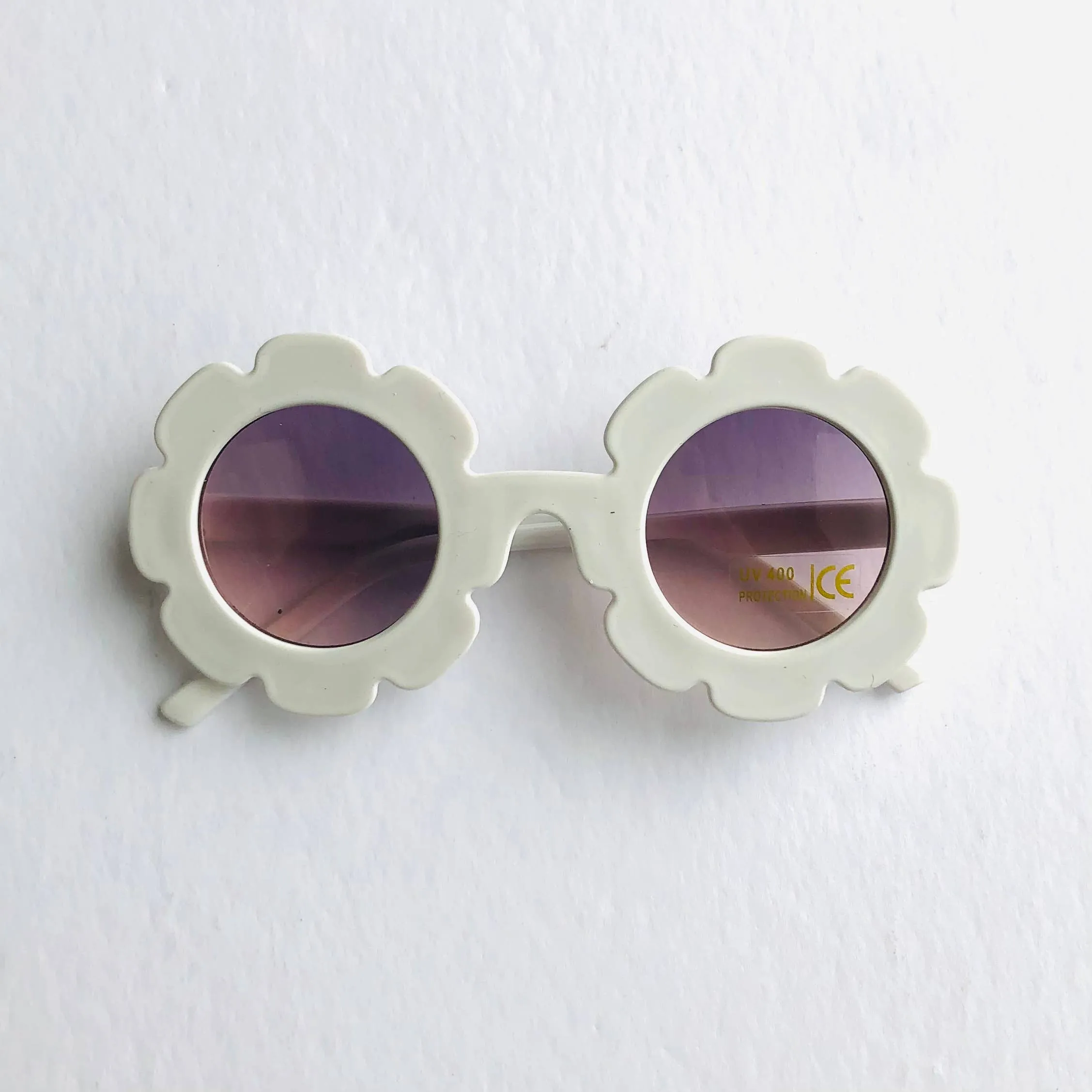 Girl's sunglasses sunflower shape - glossy finish: Black