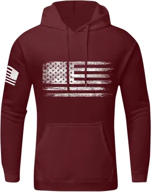 GOFULY Men'S Hoodies Camo Sweatshirts Fashion Fall Hoodies Pullover Drawstring Winter Long Sleeve Shirt With Kangaroo Pocket
