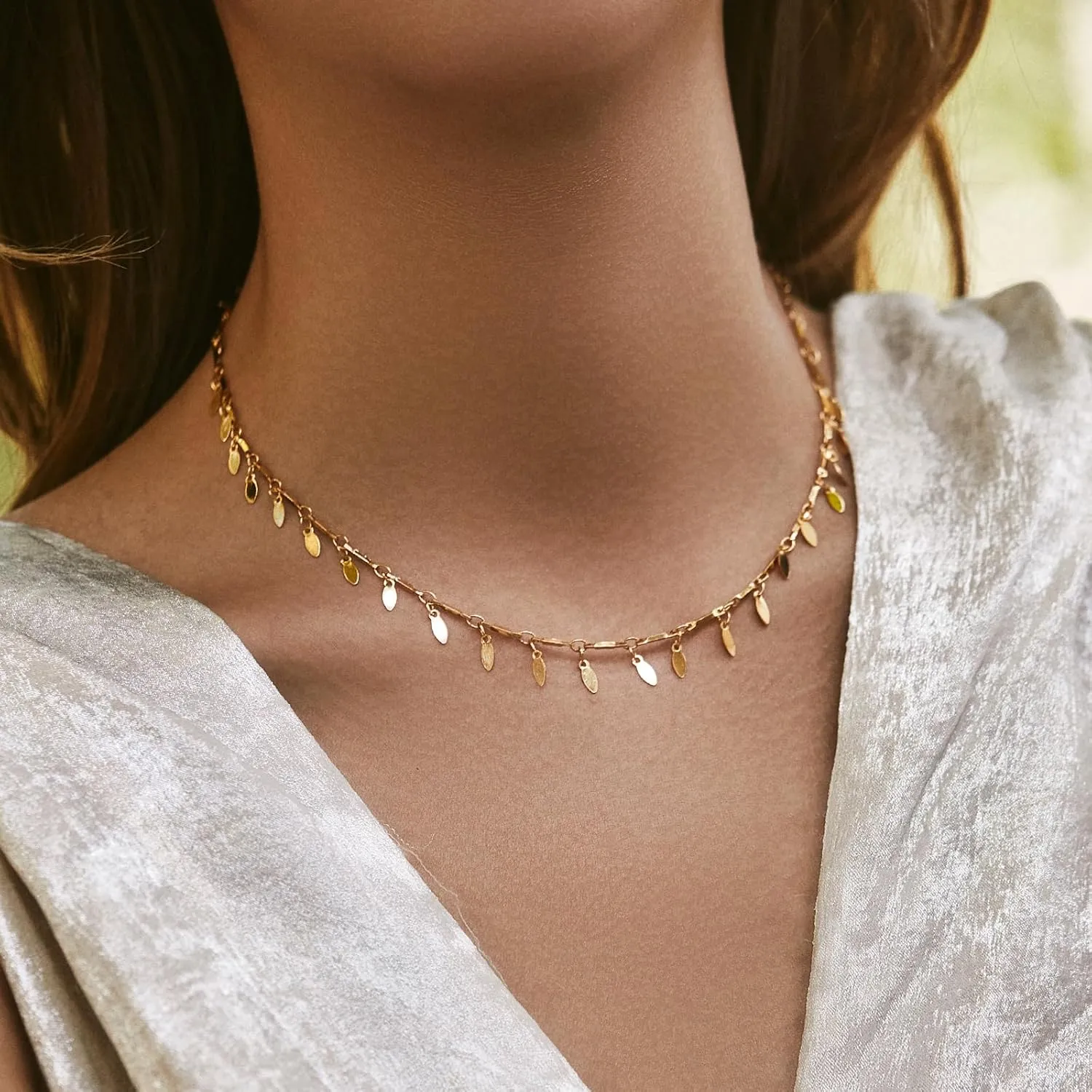Gold Necklaces for Women-Gold Chokers Necklaces Romantiic Birthday Valentine's Day Mothers' Day Gifts