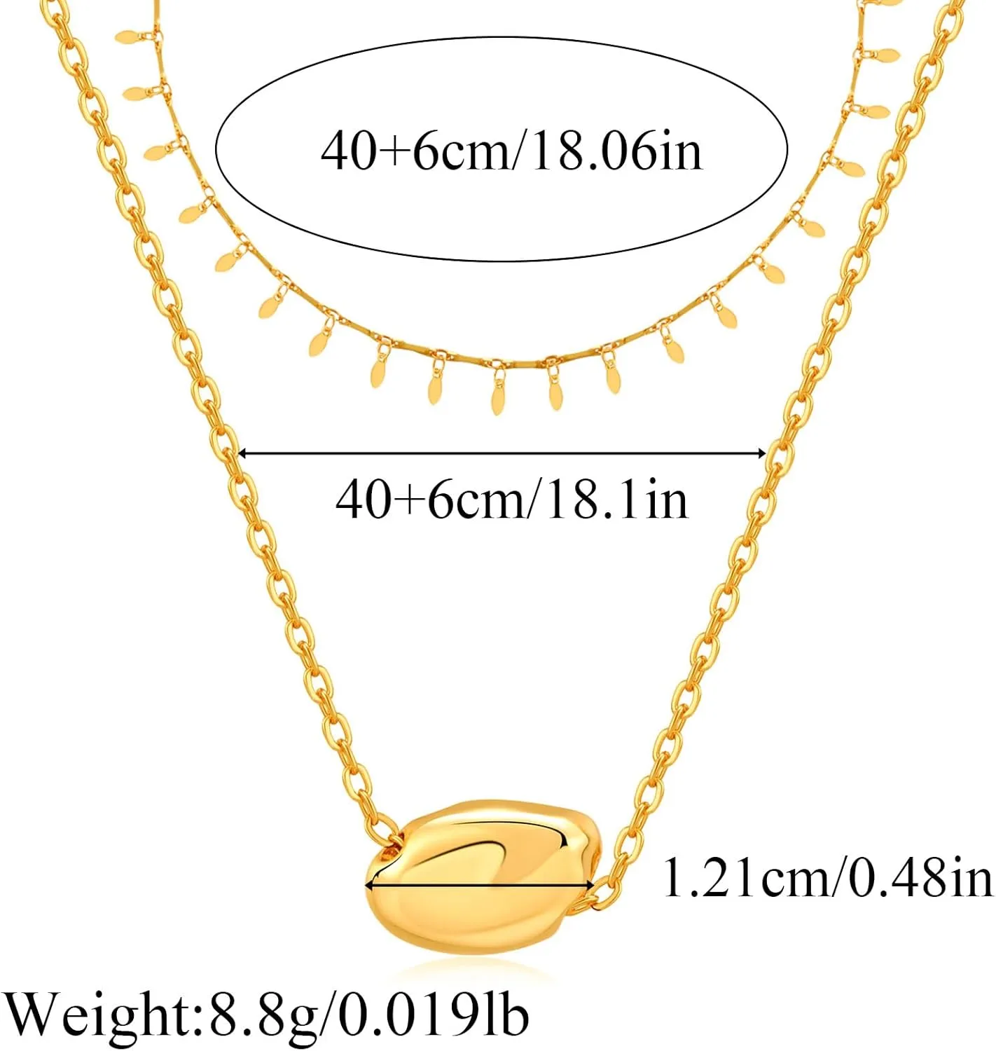 Gold Necklaces for Women-Gold Chokers Necklaces Romantiic Birthday Valentine's Day Mothers' Day Gifts