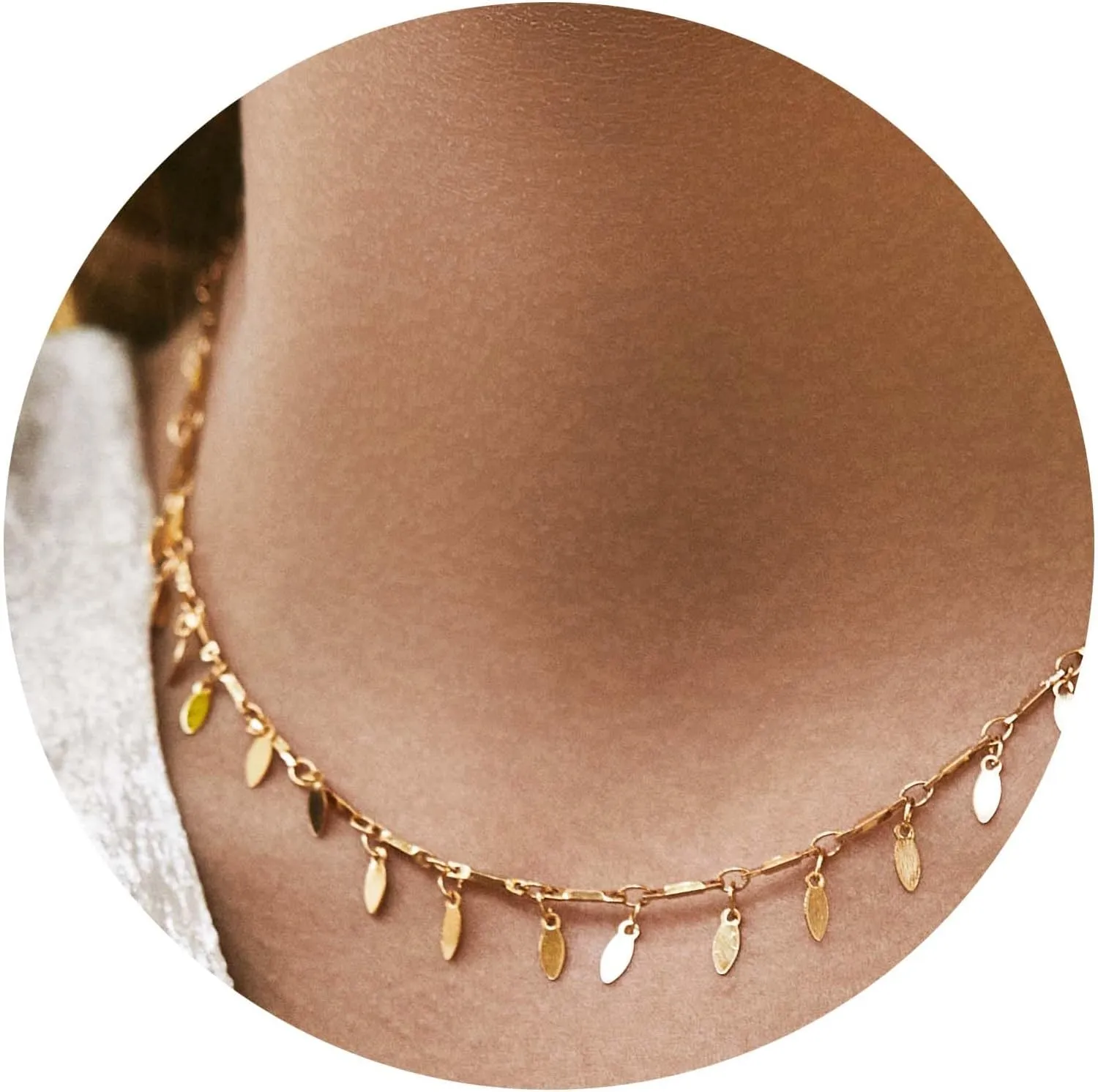 Gold Necklaces for Women-Gold Chokers Necklaces Romantiic Birthday Valentine's Day Mothers' Day Gifts