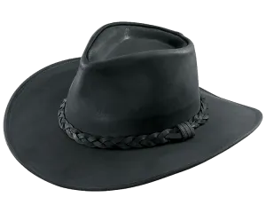 Henschel Hat Company | Premium Stark Leather Australian Outback Hat for Men and Women