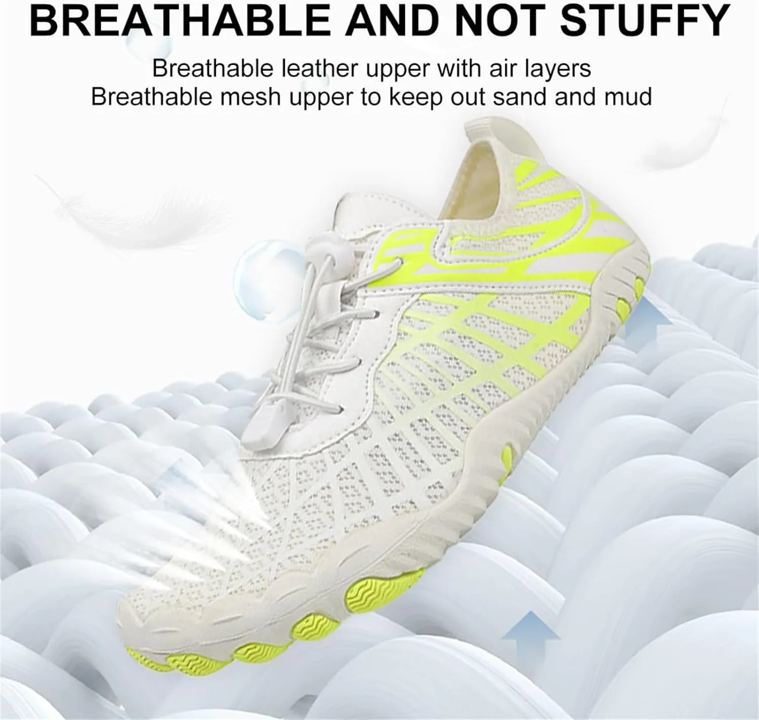 Hike Barefoot Walking Shoes Women Arch Support Pro Healthy & Non-Slip Barefoot Shoes Women Wide Toe Water Shoe for Hiking Non-Slip Neuropathy Grounded Comfort Wear Footwear Breathable Walking