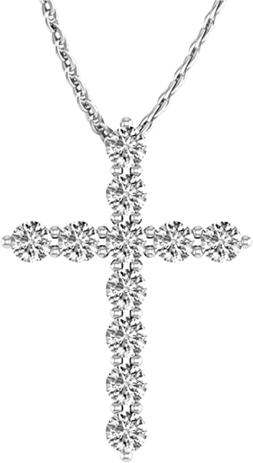 Houston Diamond District 3/4 Carat 14K Gold Cross Value Collection