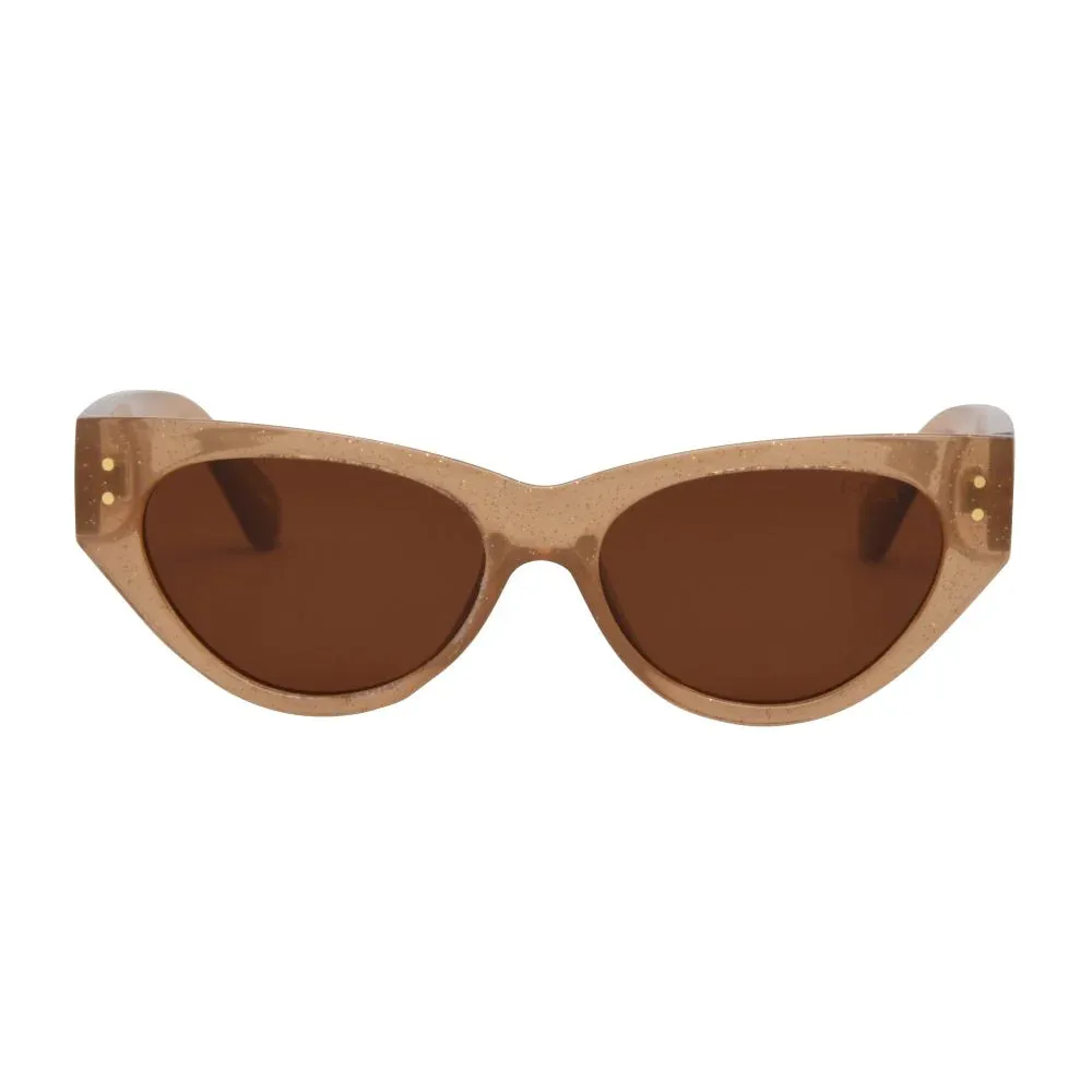 I-Sea Carly Sunglasses - Taupe Glitter/Brown Polarized