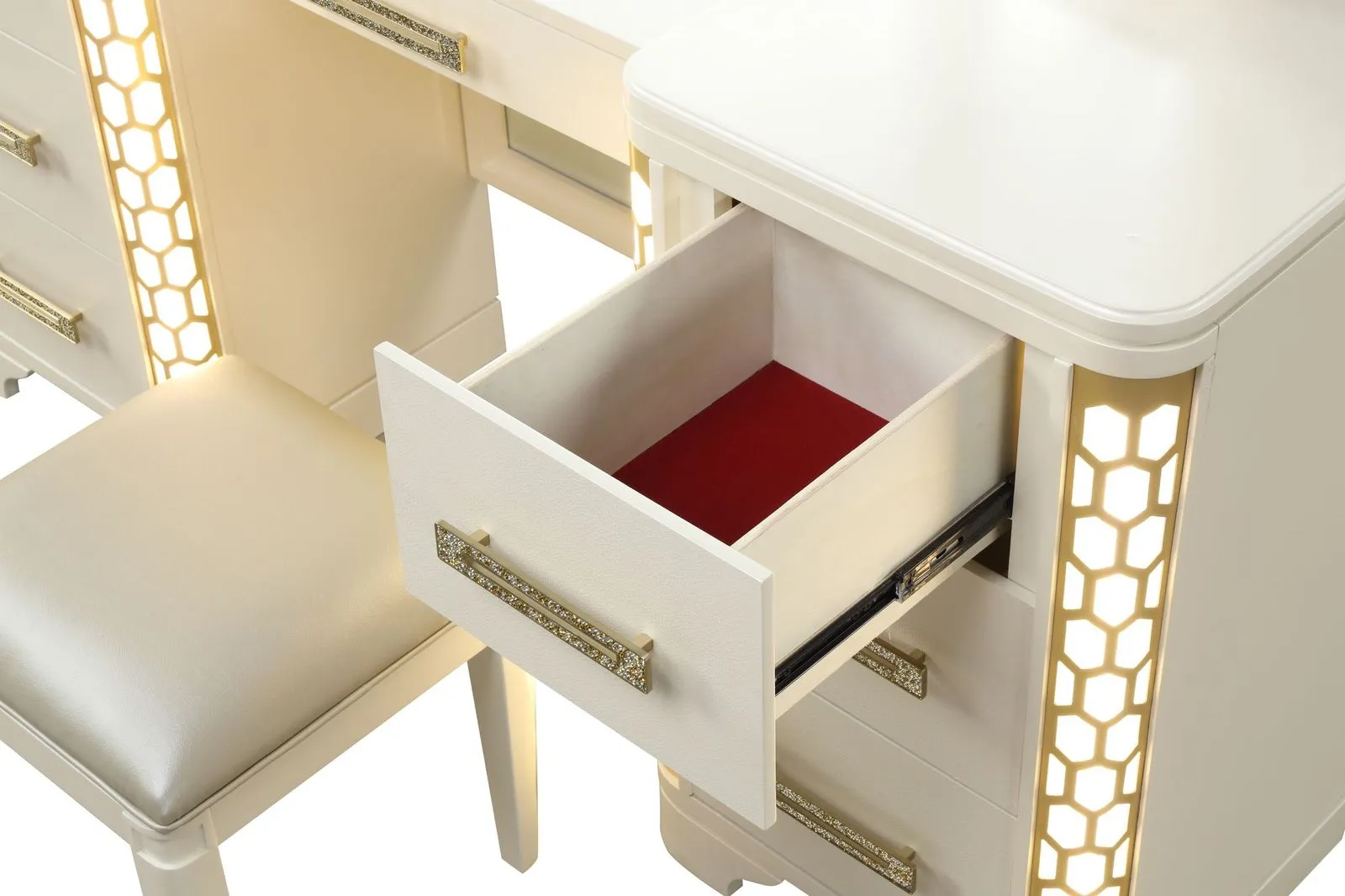 Jasmine Vanity Set - Stylish Makeup Vanity Set