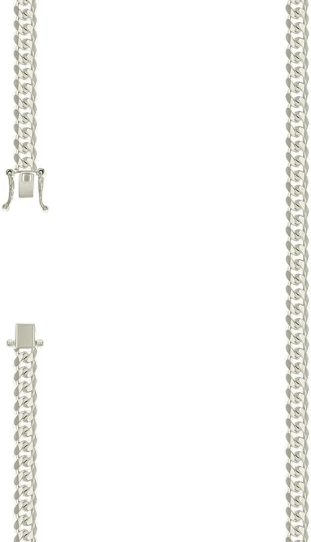 JewelryWeb 925 Sterling Silver Solid Comfort Curb Chain-Silver 5mm Anklet-Anklet for Women and Men