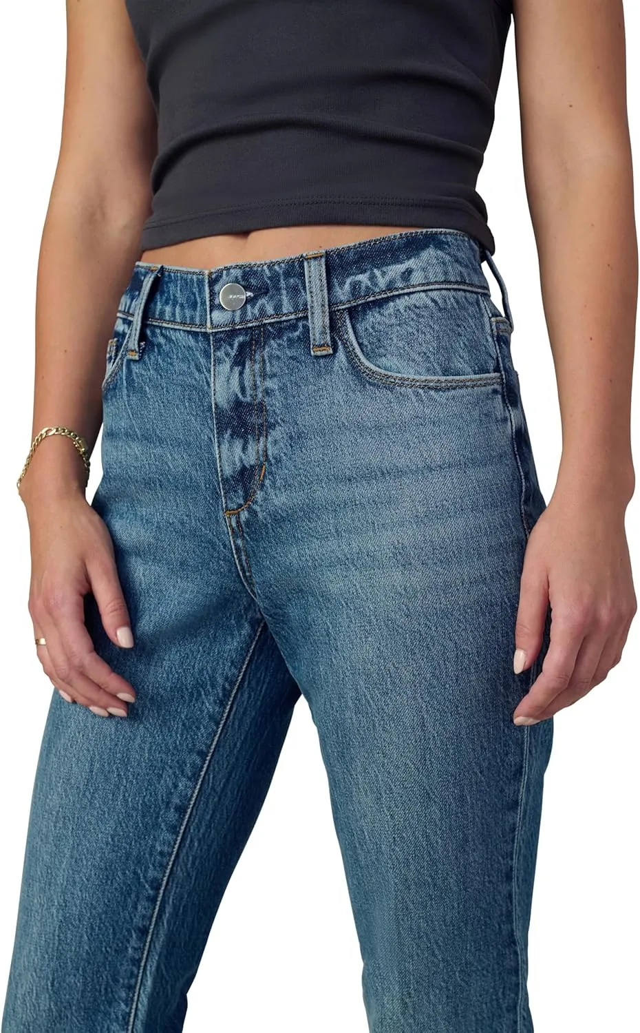 Joe's Women's The Provocateur Petite Mid Rise Bootcut Jean