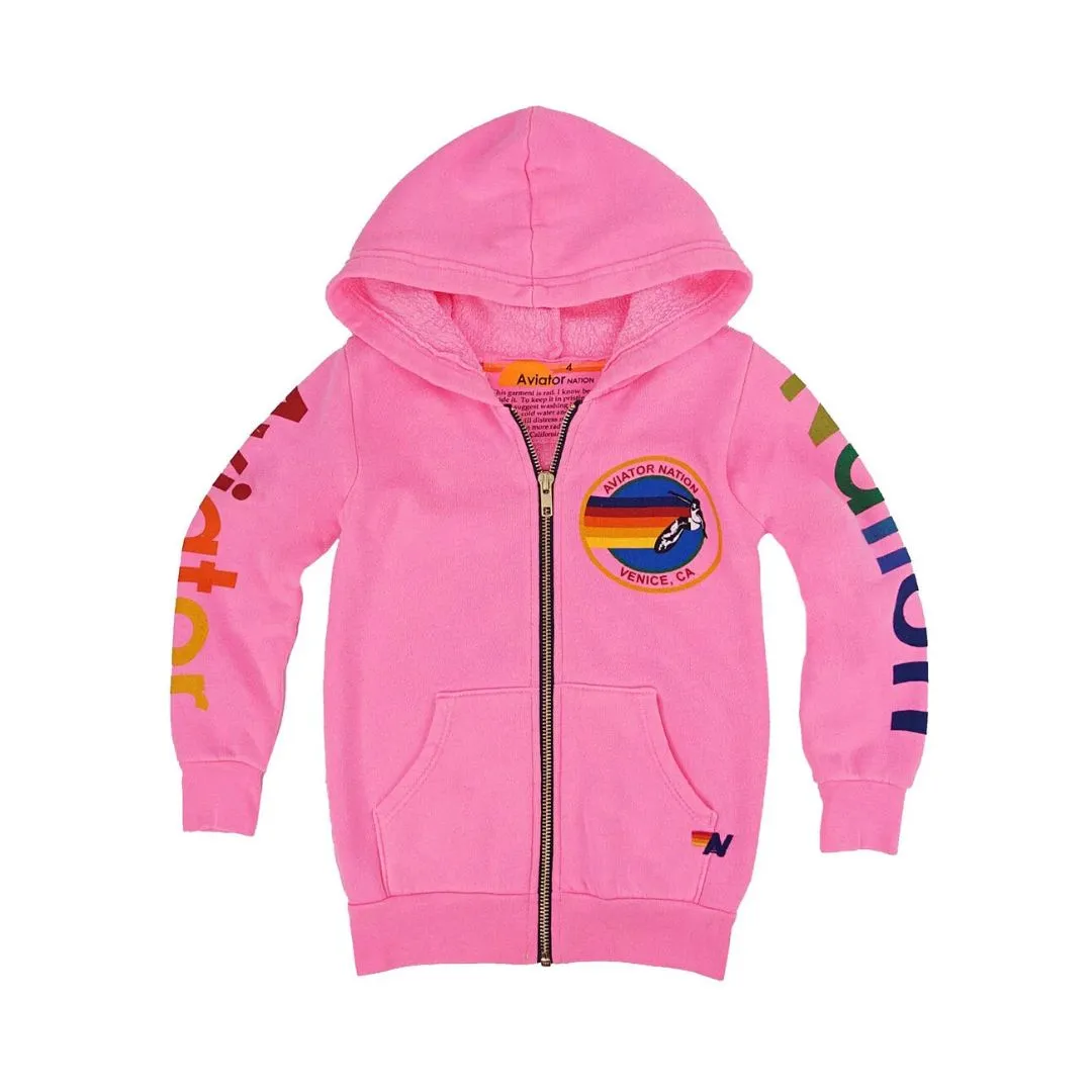 Kids Aviator Nation Zip Hoodie