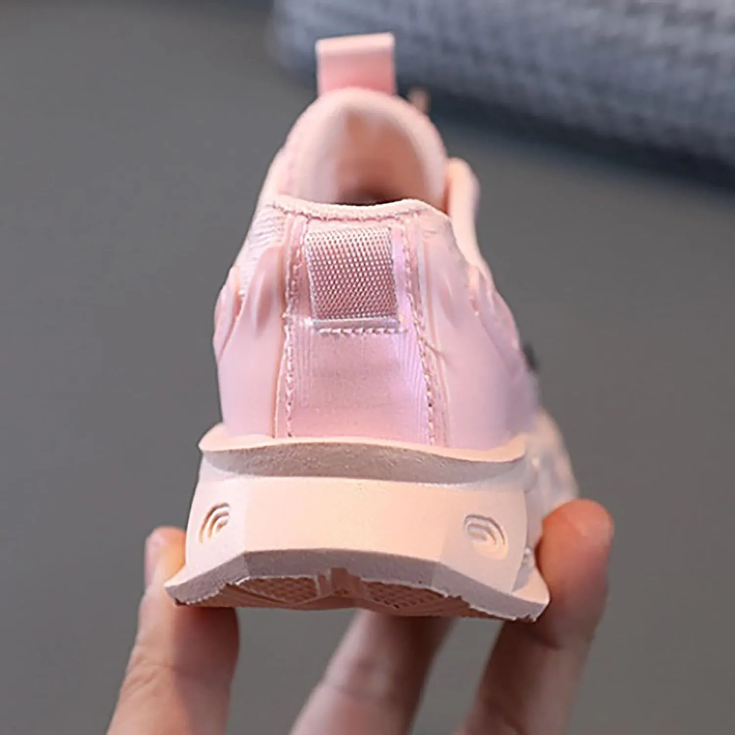 Kids Light-Up Flashing Sneaker Athletic Running Shoes with Strap, Fashionable and Fun for Boys Girls Hot Dress Toddler