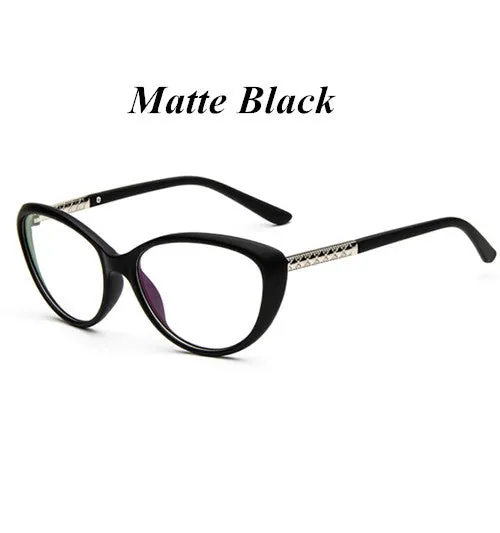 KOTTDO Women Retro Cat Eye Eyeglasses Brand Spectacles Glasses Optical Spectacle Frame Vintage Computer Reading Glasses oculos