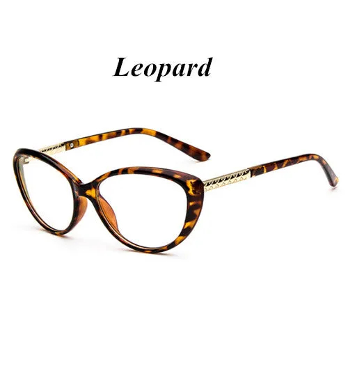 KOTTDO Women Retro Cat Eye Eyeglasses Brand Spectacles Glasses Optical Spectacle Frame Vintage Computer Reading Glasses oculos