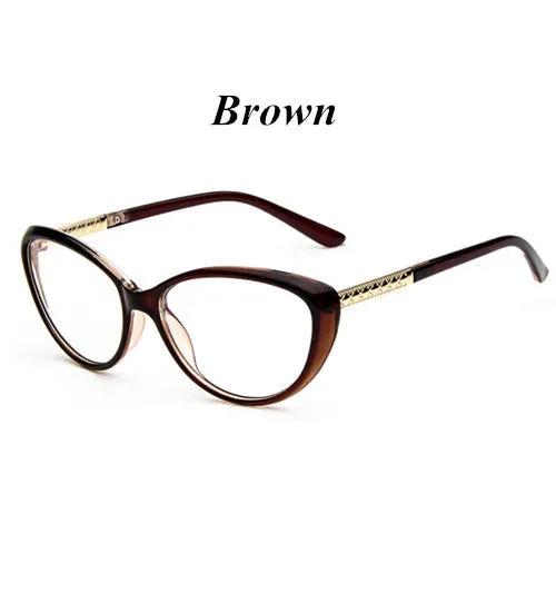 KOTTDO Women Retro Cat Eye Eyeglasses Brand Spectacles Glasses Optical Spectacle Frame Vintage Computer Reading Glasses oculos