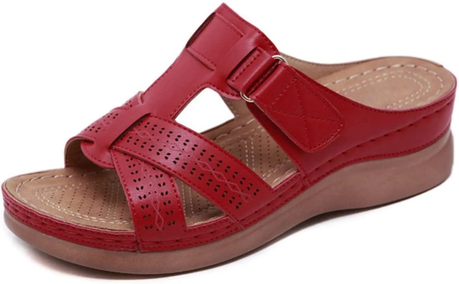 Ladmiple Womens Sandals With Arch Support Plantar Fasciitis Comfortable Orthotic Flip Flops Dressy Summer Orthopedic Slides