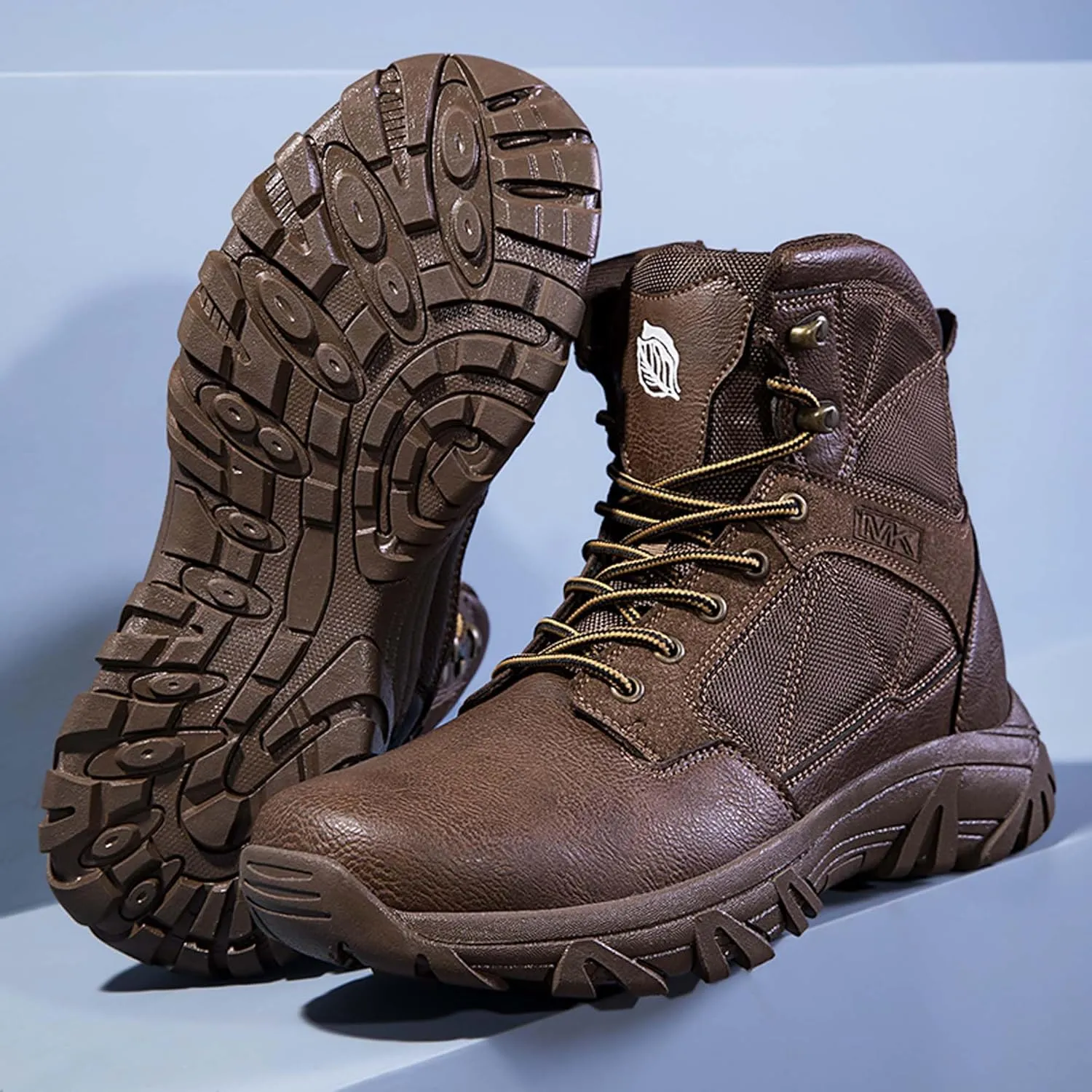 Large Size Outdoor Men's Hiking Shoes, Anti Slip and Waterproof Shoes, Hiking Shoes, Off-Road Shoes, Sports Shoes, Casual Shoes, Steel Toe Shoes, Field Training Military Boots