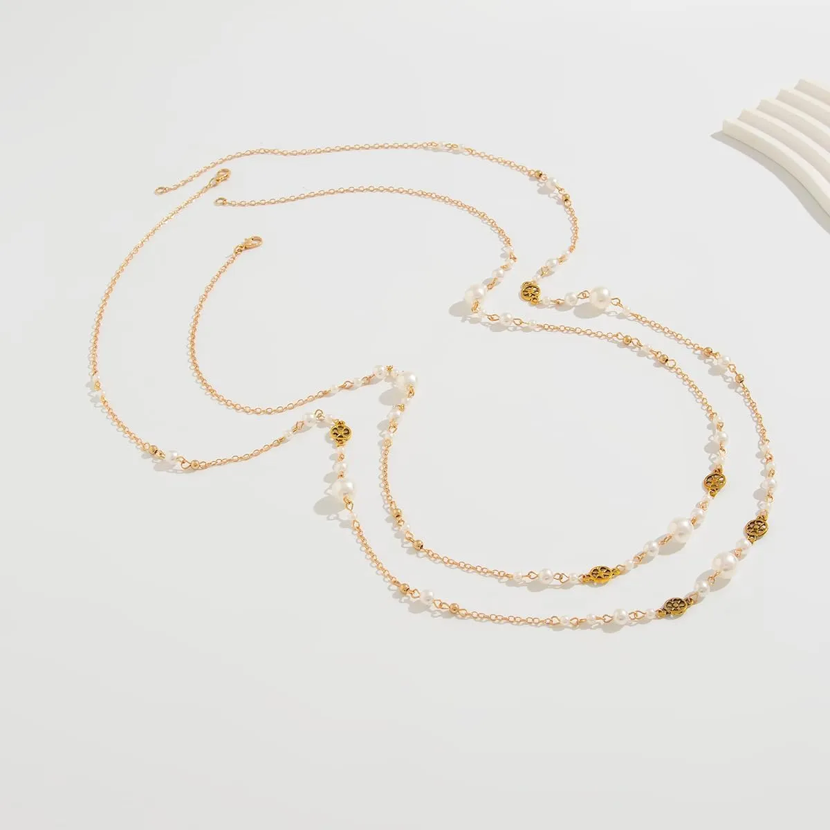 Layered Long Necklaces Long Beaded Chain Necklace Multilayer Tassel Necklaces Costume Jewelry Gifts