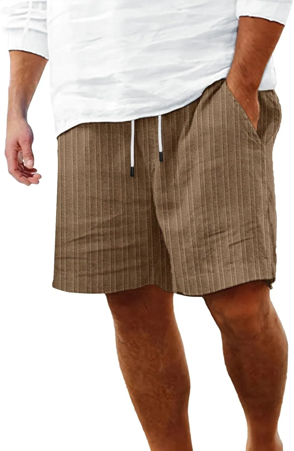 LCMTWX Shorts Men Casual Summer Shorts Cotton Men's Solid and and Men's Pants Mens Shortd Mesh Shorts Men's Hiking Shorts