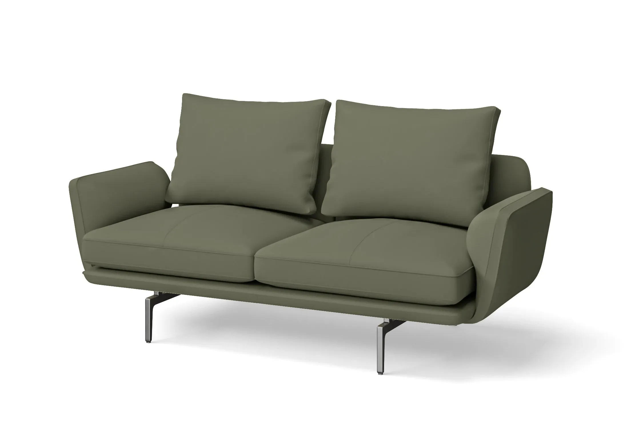 Legnano 2 Seater Sofa Sage Leather