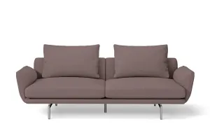 Legnano 3 Seater Sofa Rose Taupe Leather