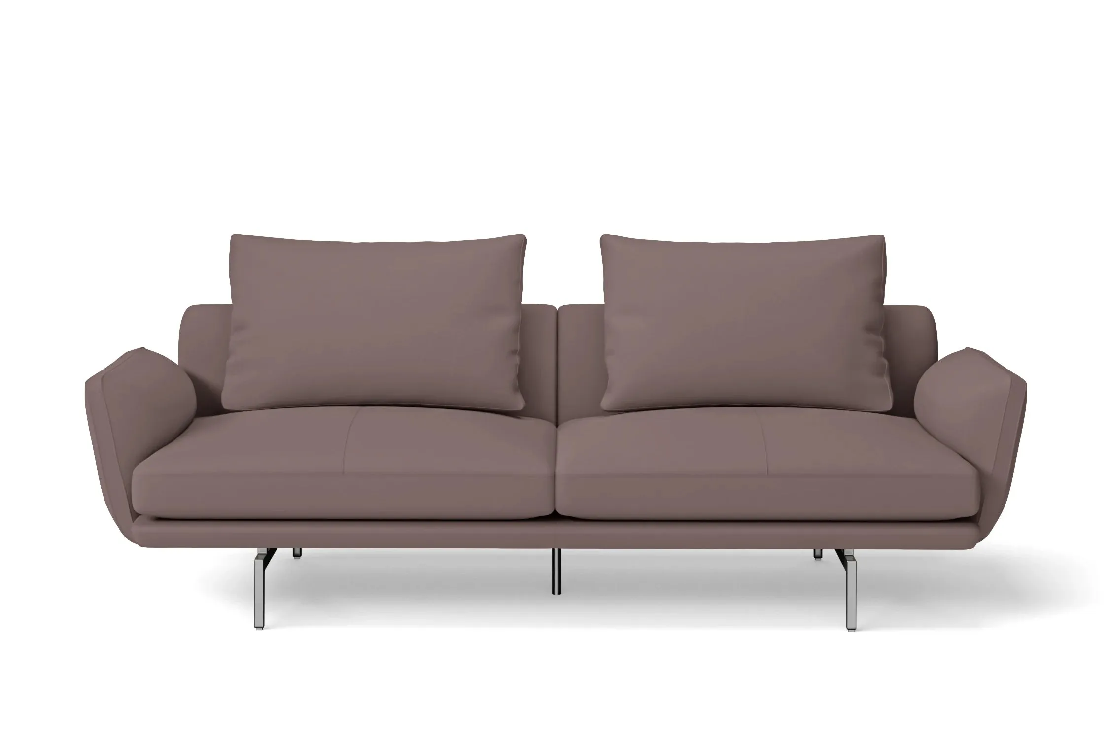 Legnano 3 Seater Sofa Rose Taupe Leather