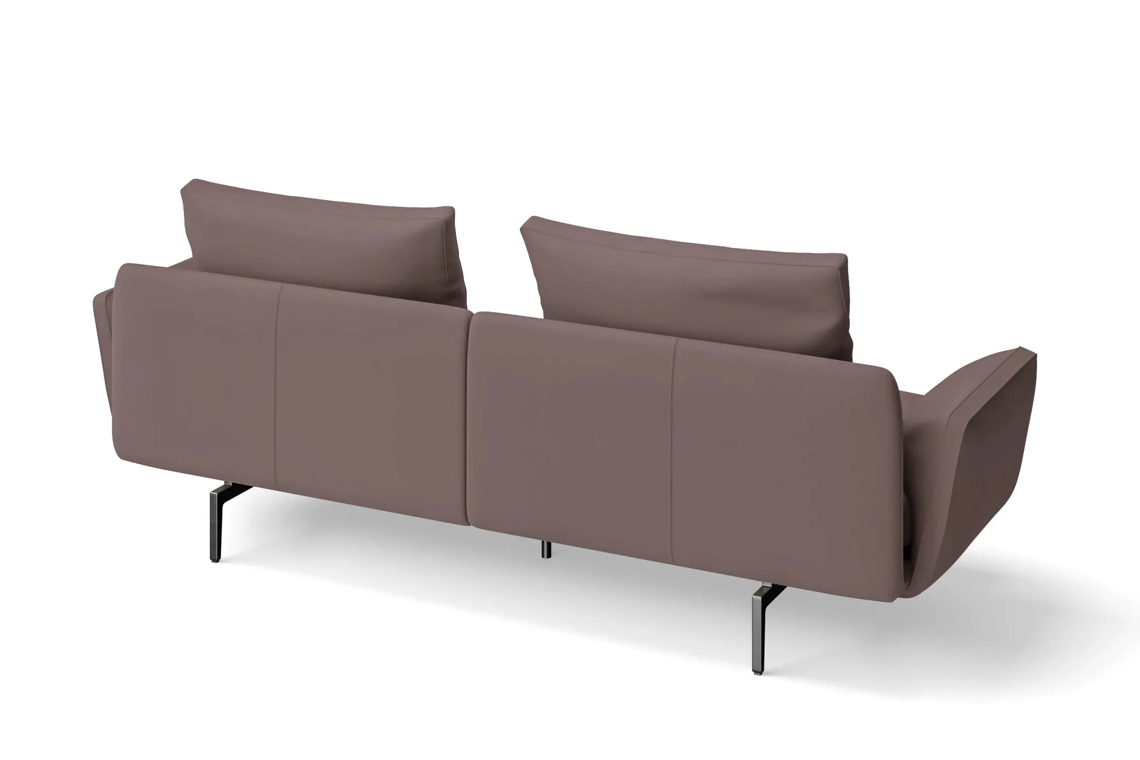Legnano 3 Seater Sofa Rose Taupe Leather