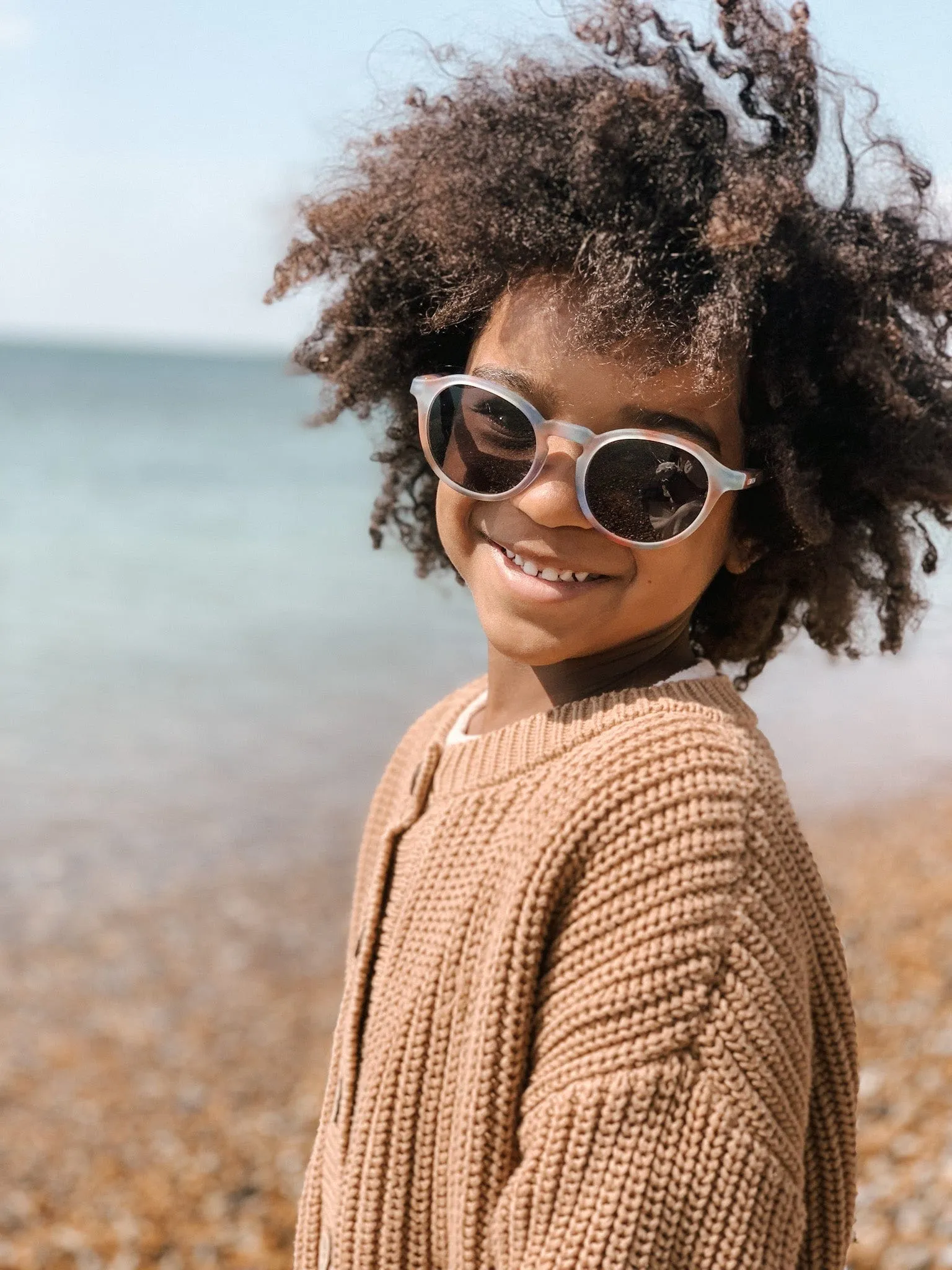 Limited Edition | Kids Polarized Sunglasses 5  years - Easton | Faded Rainbow