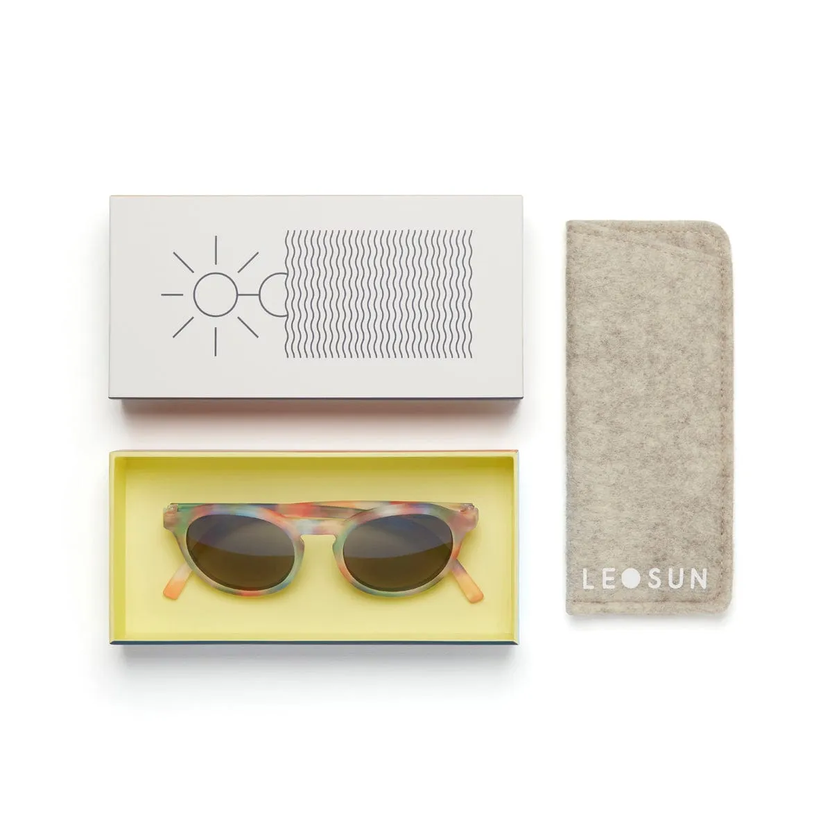 Limited Edition | Kids Polarized Sunglasses 5  years - Easton | Faded Rainbow