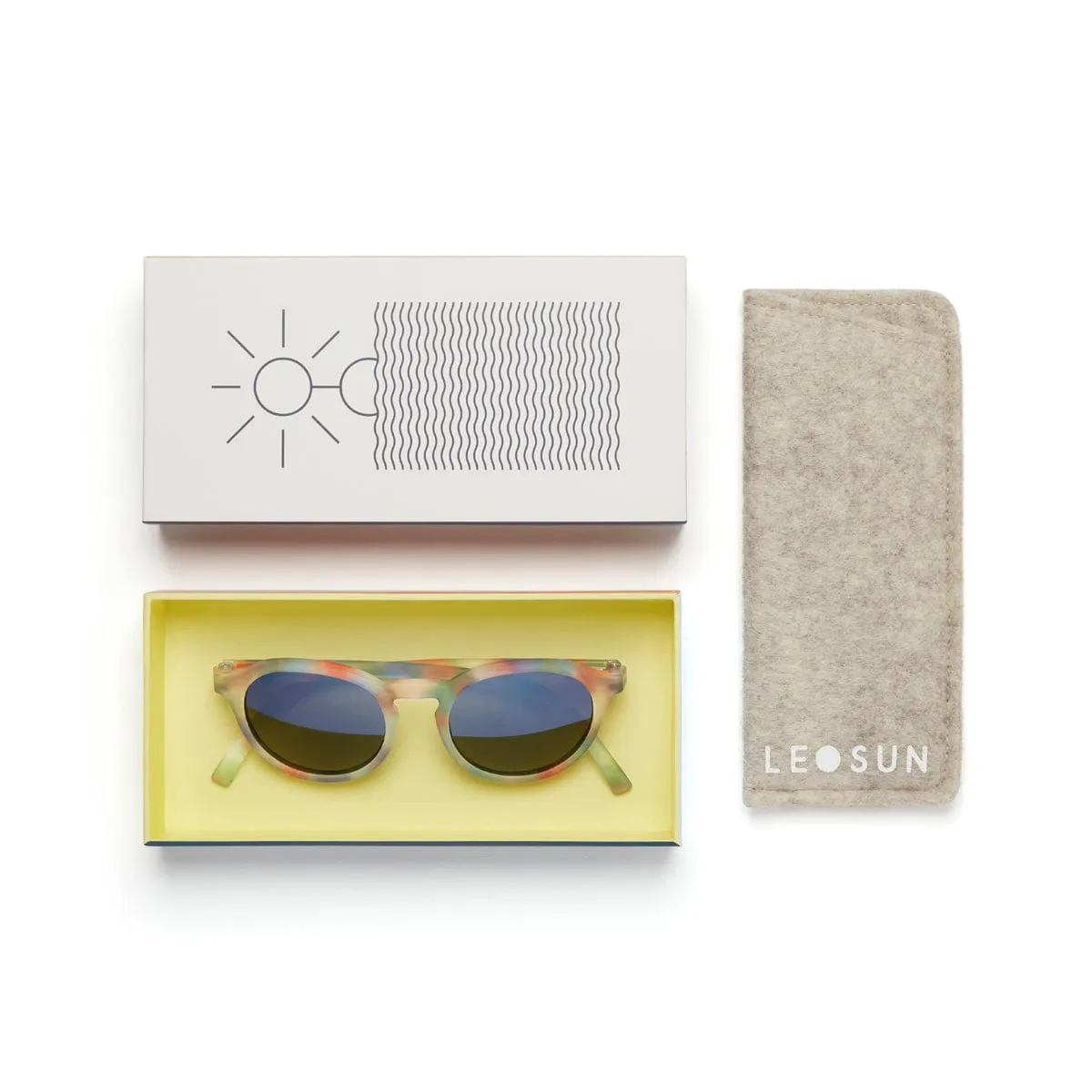 Limited Edition | Kids Polarized Sunglasses 5  years - Easton | Faded Rainbow
