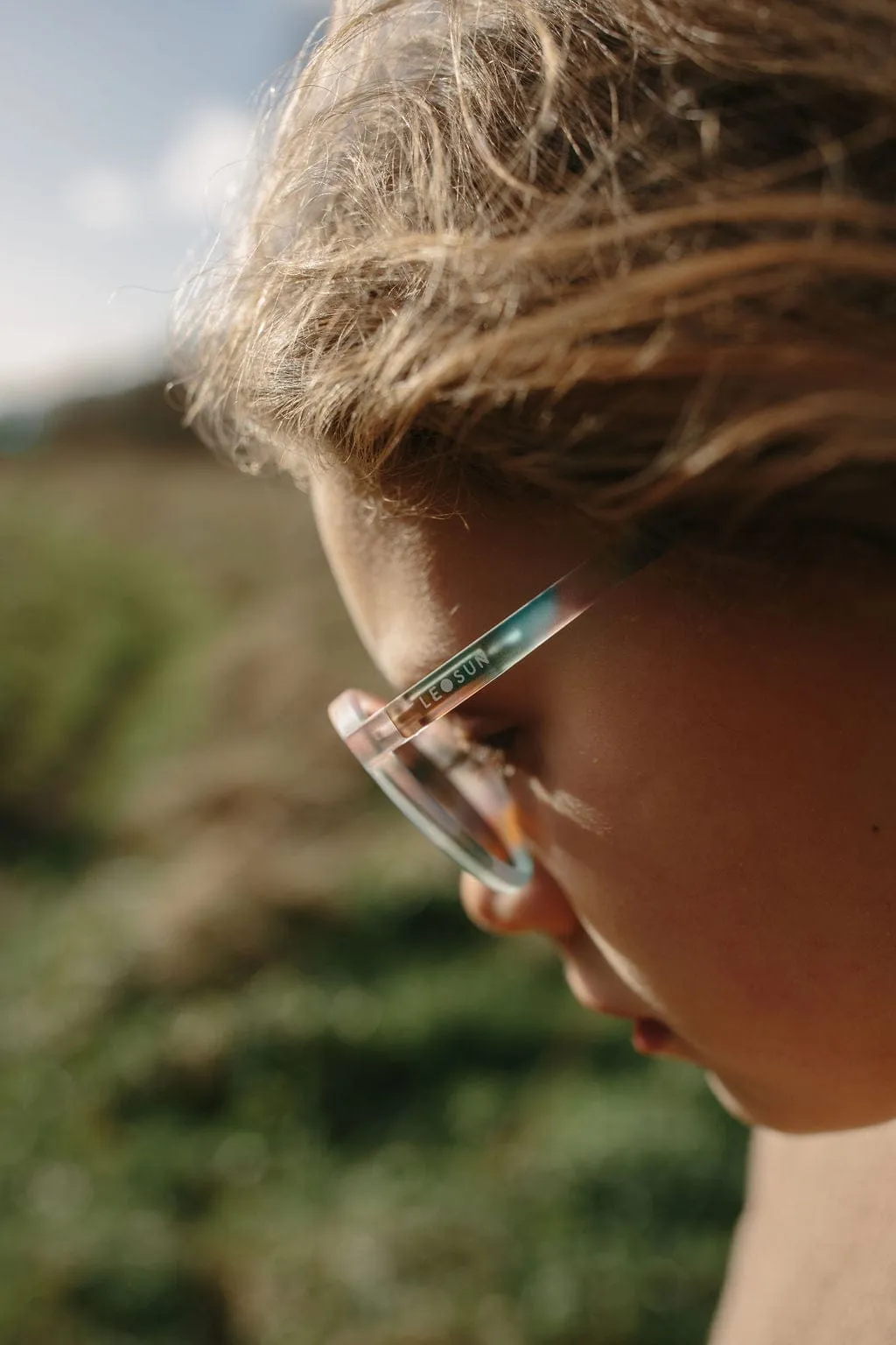 Limited Edition | Kids Polarized Sunglasses 5  years - Easton | Faded Rainbow