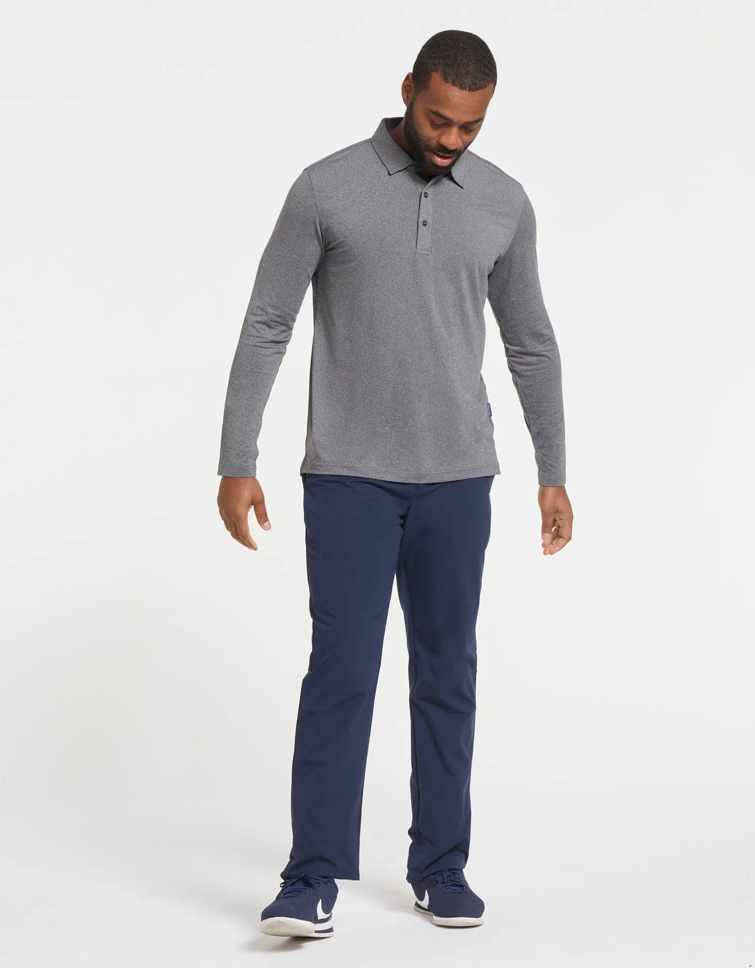 Long Sleeve Polo Shirt UPF50  Active Collection