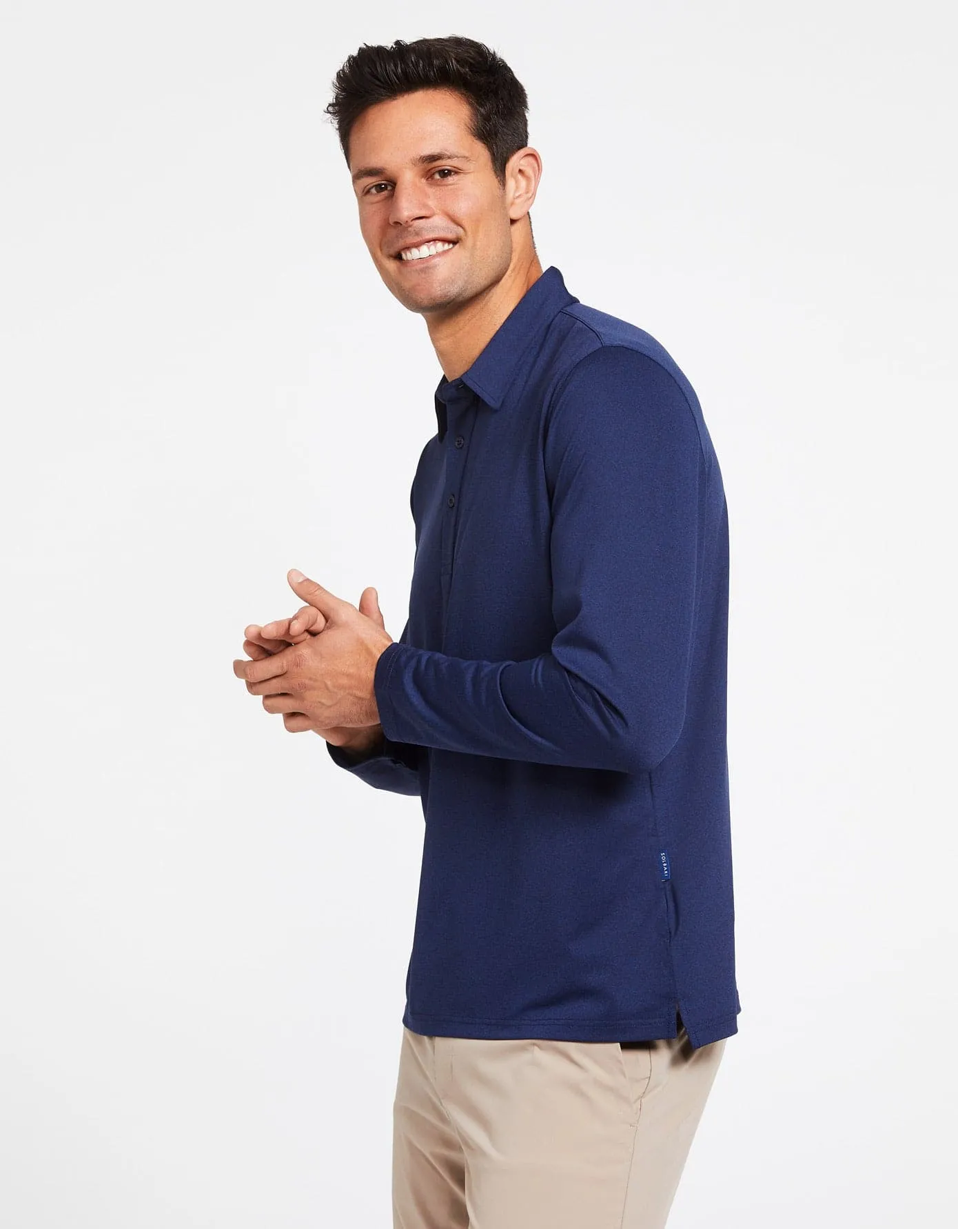 Long Sleeve Polo Shirt UPF50  Active Collection