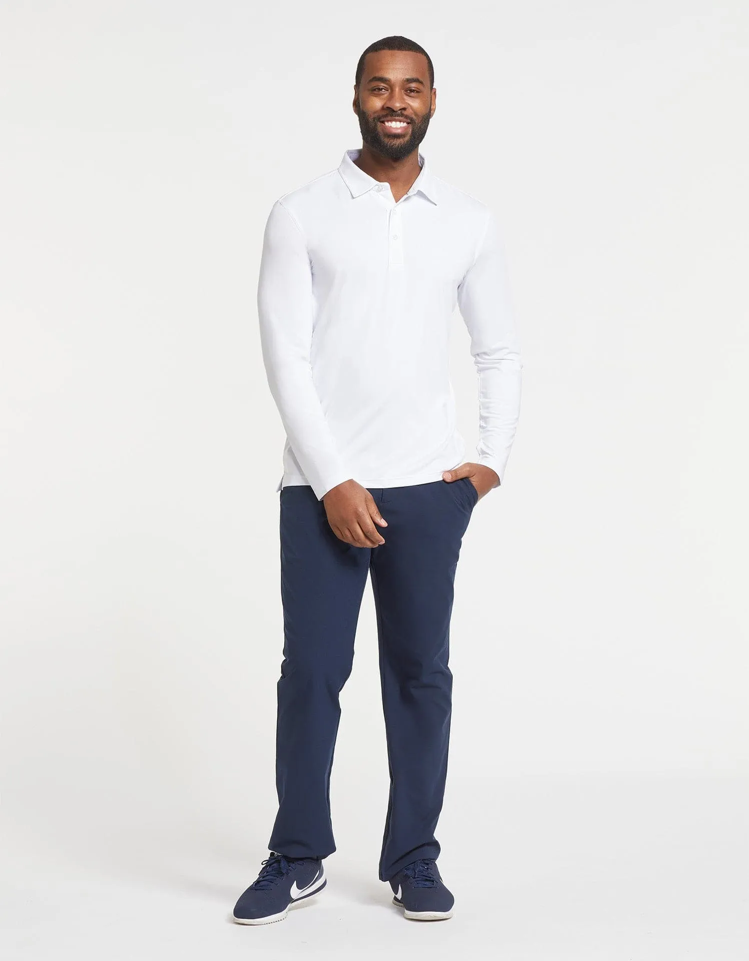 Long Sleeve Polo Shirt UPF50  Active Collection