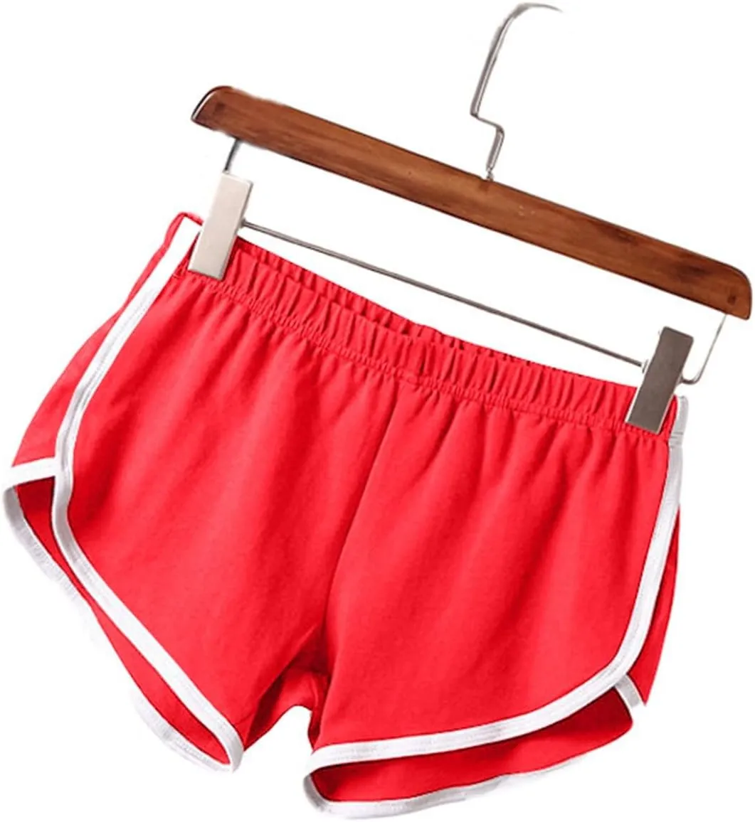 maisdgop Yoga Shorts for Women 3 Pack High Waisted Running Shorts Trendy Workout Dolphin Shorts Casual Summer Biker Shorts