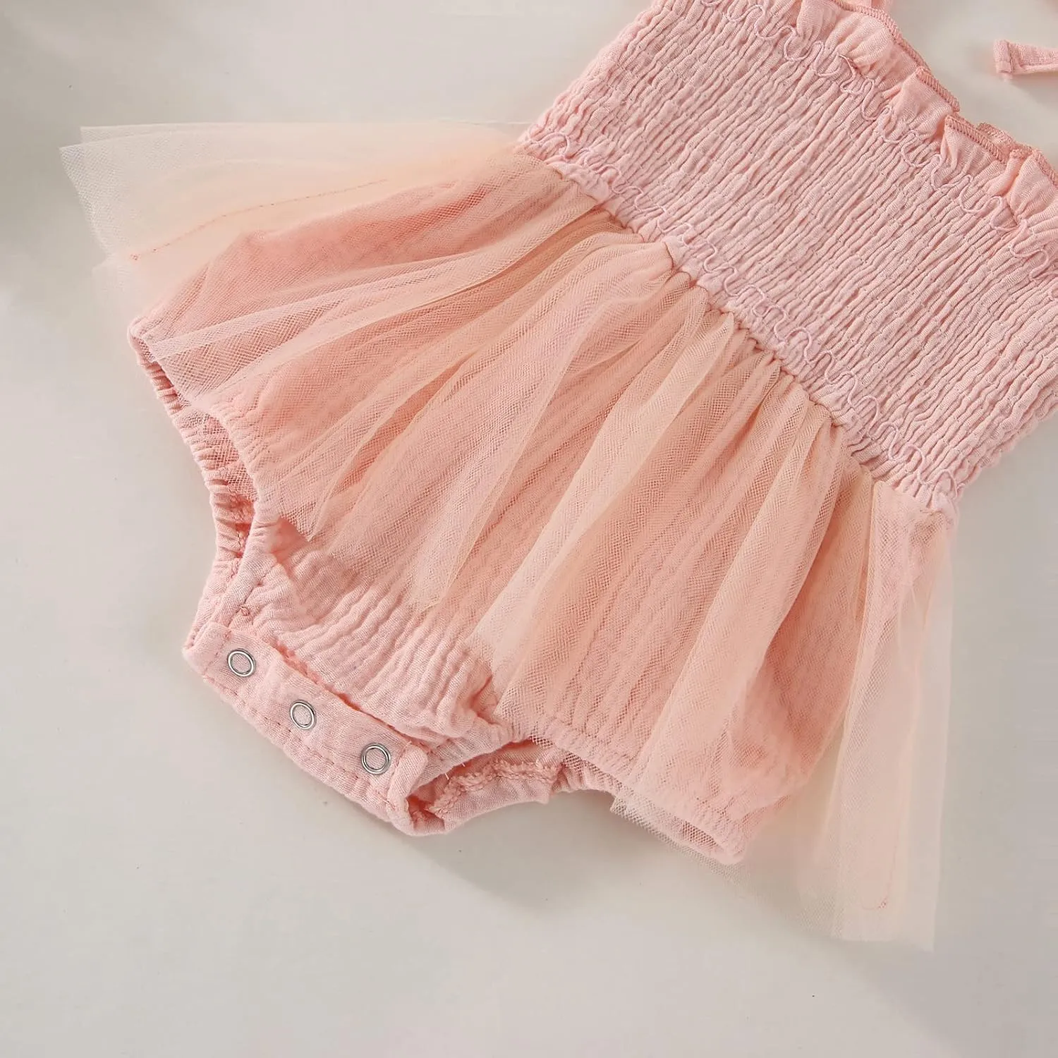 Meihuida Newborn Baby Girl Sleeveless Rompers Summer Clothes Cotton Bodysuit with Headband