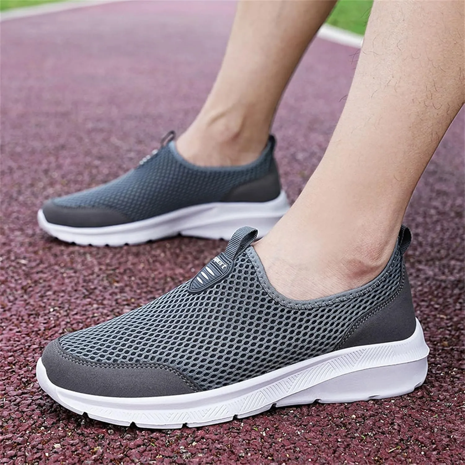 Mens Athletic Shoes Men's Sneakers Tennis Shoe for Men Slip on Shoe for Men Mesh Breathable Sneaker