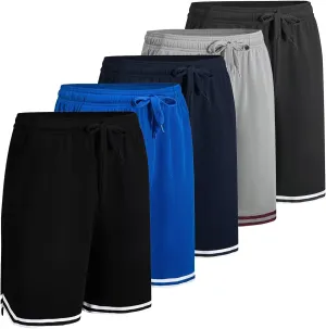 Men's Basketball Shorts Running Athletic Workout Shorts Breathable Gym Shorts Quick Dry