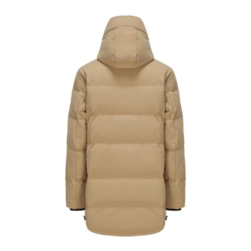 Men's Down Jacket with Shoulder Straps