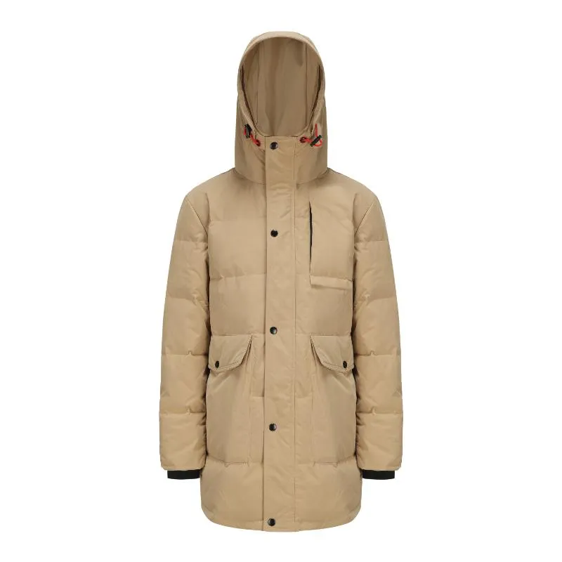 Men's Down Jacket with Shoulder Straps