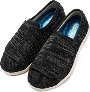 Mens Extra Wide Trainers Outdoor Trainers Men Comfortable Loafers Lightweight Comfortable Walking Shoes Breathable Running Sneakers for Plantar Fasciitis Flat Feet
