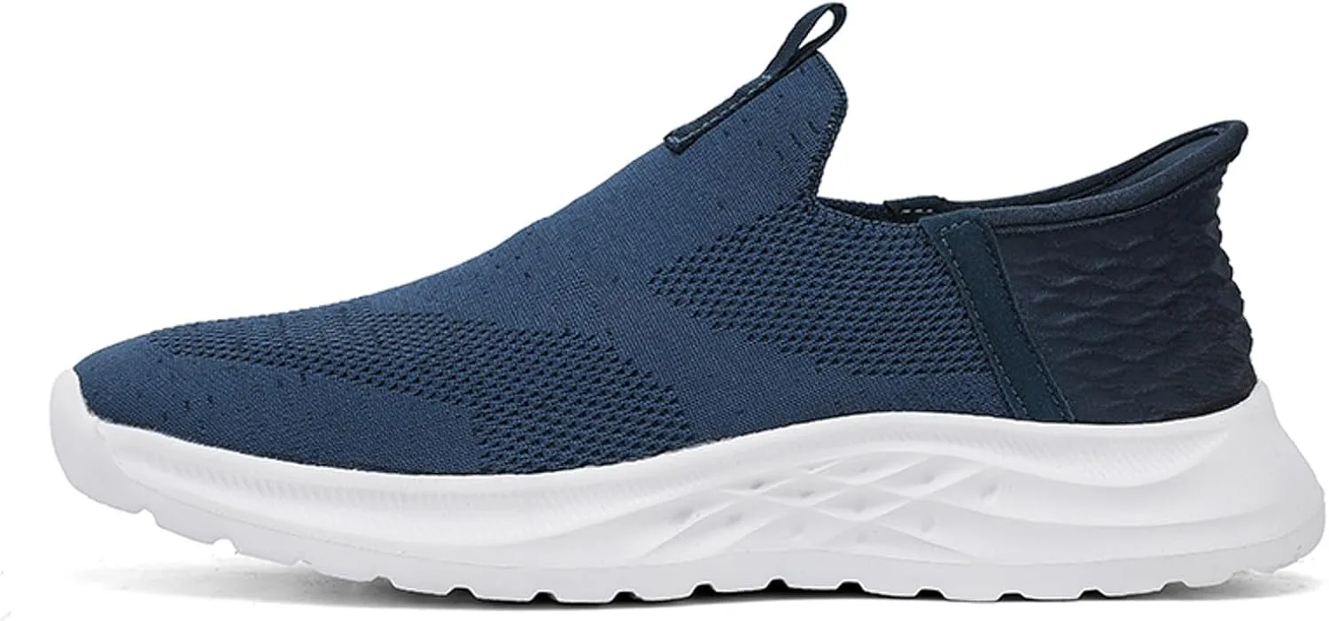 Men's Fashion Sneakers Mens Athletic Shoes Slip on Shoe for Men Sneaker for Men Lightweight Mesh Sneaker