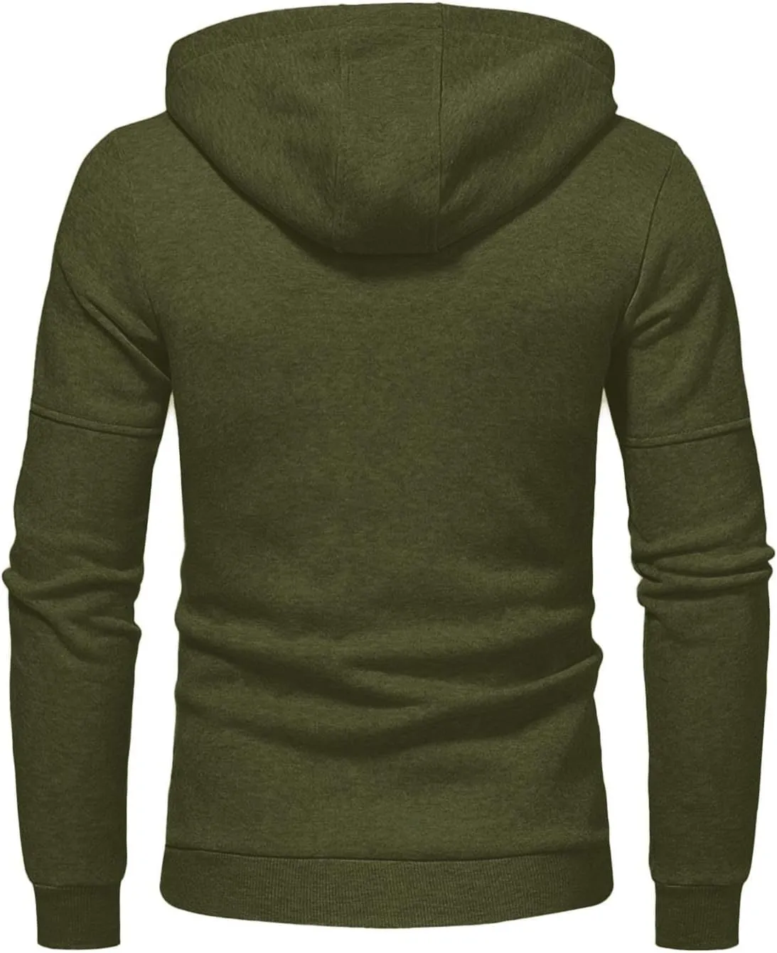 Mens Hoodies Pullover Oversized Long Sleeve Full Zip up Hooded Sweatshirt Drawstring Casual Jacket Sweater Fall