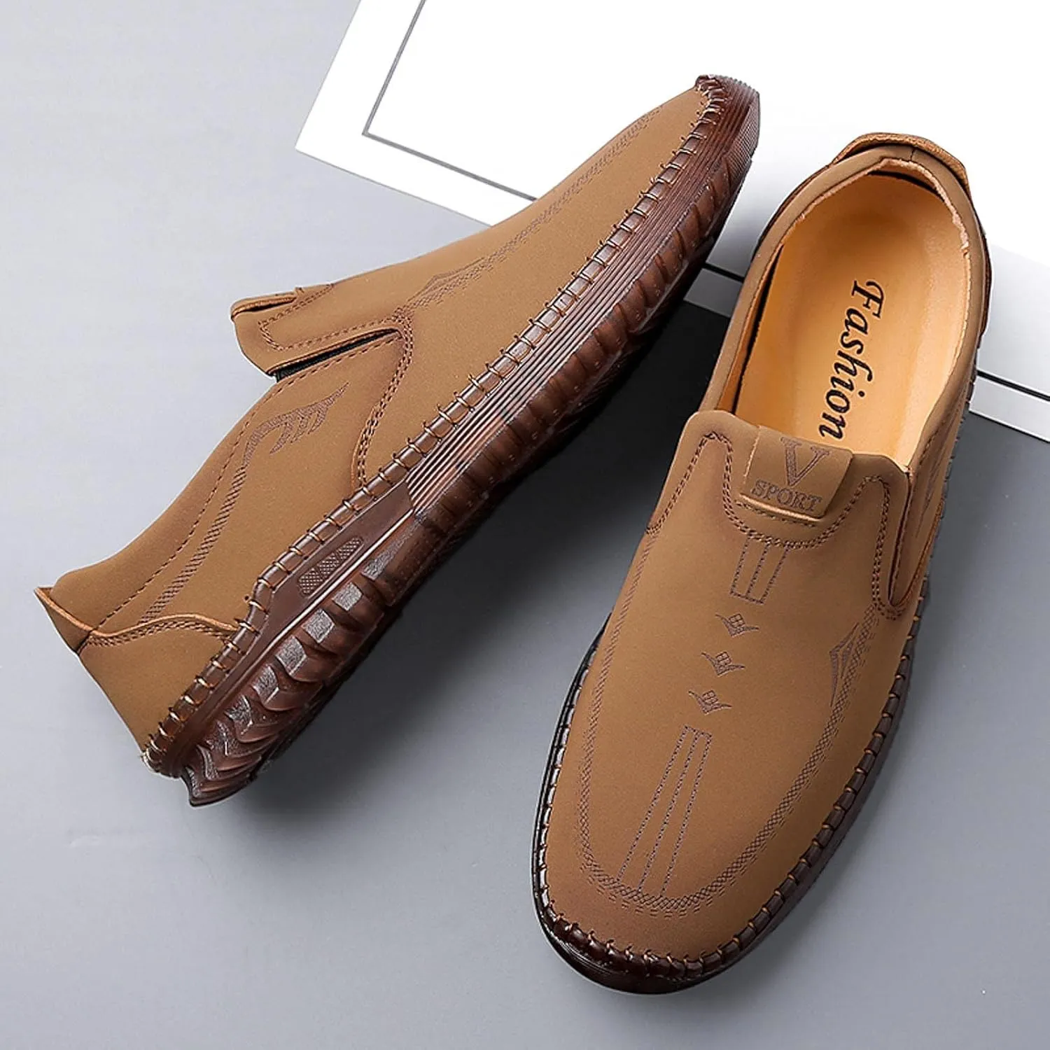 Men's Shoes Men's Fashion Sneakers Slip on Shoe for Men Walking Shoe for Men Lightweight Running Trail Sneaker