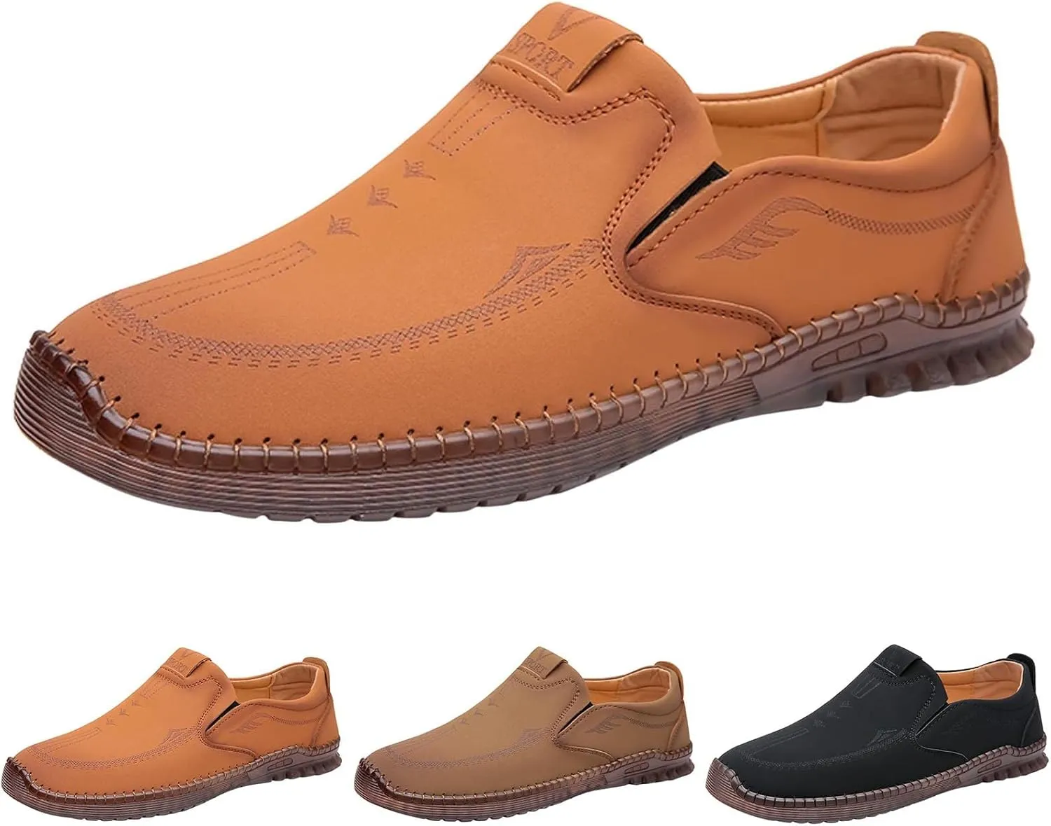 Men's Shoes Men's Fashion Sneakers Slip on Shoe for Men Walking Shoe for Men Lightweight Running Trail Sneaker
