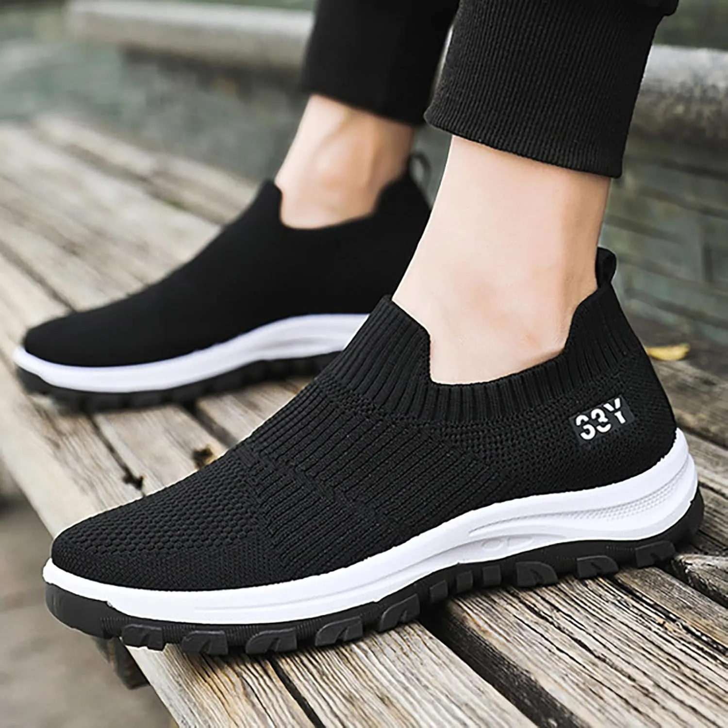Mens Slip on Shoes Men's Sneakers Shoe for Men Tennis Shoe for Men Running Trail Lightweight Sneaker