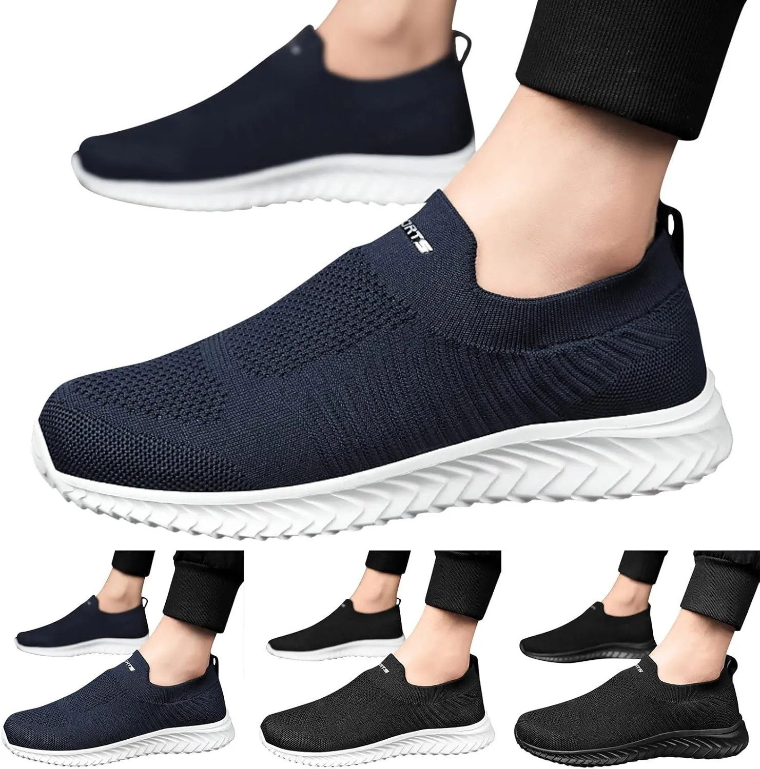 Mens Walking Shoes Men's Fashion Sneakers Walking Shoe for Men Shoe for Men Casual Mesh Sneaker
