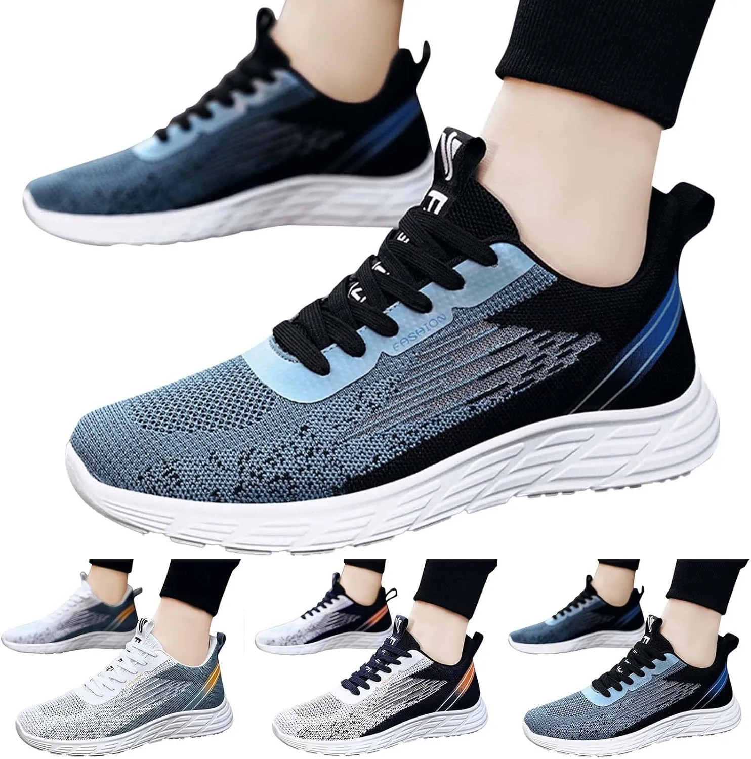 Mens Walking Shoes Mens Tennis Shoes Slip on Shoe for Men Tennis Shoe for Men Casual Lightweight Sneaker